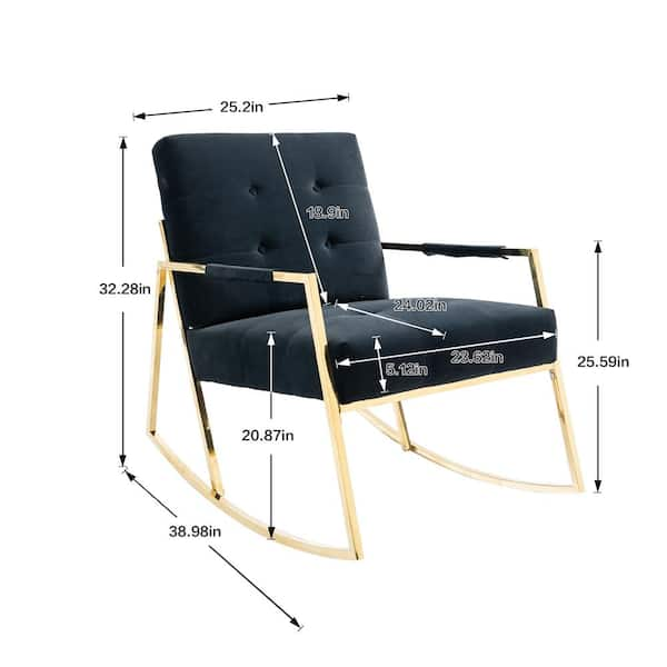 Stainless steel rocking chair new arrivals