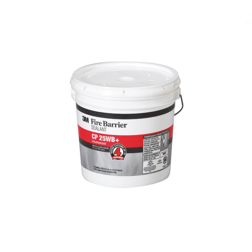 3M 2 Gal. Red Fire Barrier Latex Sealant CP 25WB+ The Home Depot