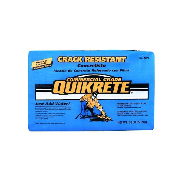 Quikrete 60 lb. Crack-Resistant Concrete Mix