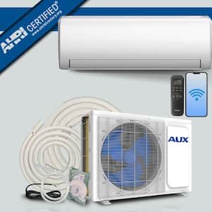 36,000 BTU Ductless Mini Split Air Conditioner with Wi-Fi, Heat Pump 17 SEER 230-Volt 3 Ton, 12 ft. Line Set, Wall Mount