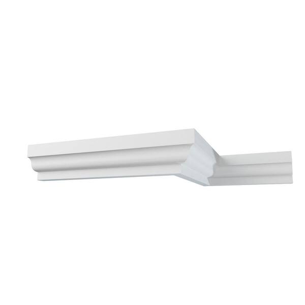 Ekena Millwork WM60 0.56 in. D x 1.75 in. W x 96 in. L Wood (Fingerjoint Pine) Crown Moulding