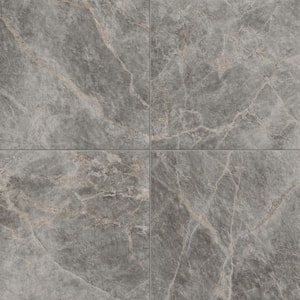 Sample - Impero Tuscan Gray 6 in. x 6 in. x 0.75 in. Marble Look Porcelain Paver