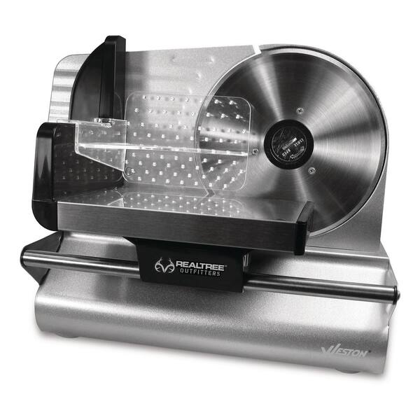 Realtree 200 W 7.5 in. Electric Meat Slicer with Cover