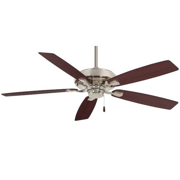 MINKA-AIRE Watt 60 in. Indoor Polished Nickel Ceiling Fan