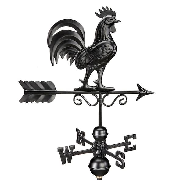 Bantam Rooster Weathervane 1975K - Black