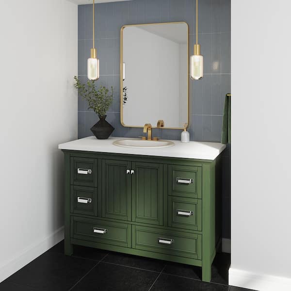 Glacier Bay Aragon 20 in. Drop-In Oval Vitreous China Bathroom