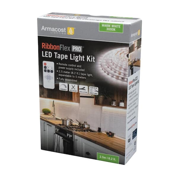 Armacost Lighting 421502 LED Tape Light Kit 16 ft 3000K AC Dimmable