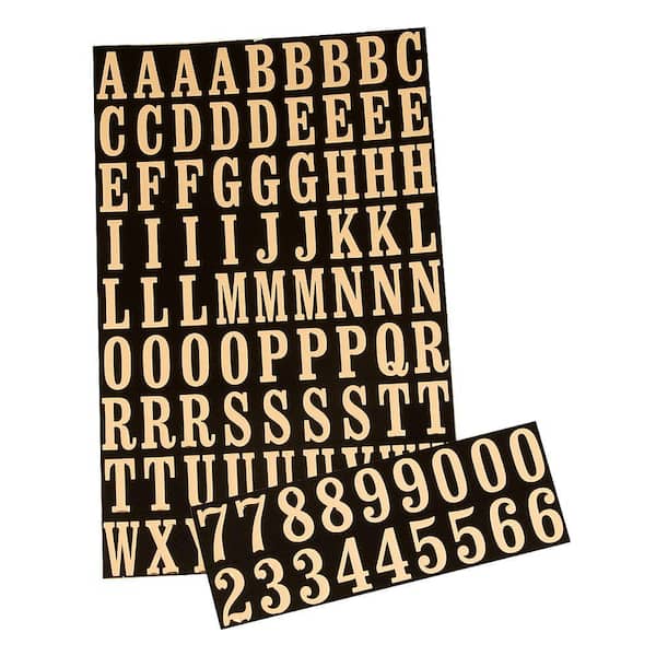 HY-KO 1 in. Vinyl Letters and Numbers Set