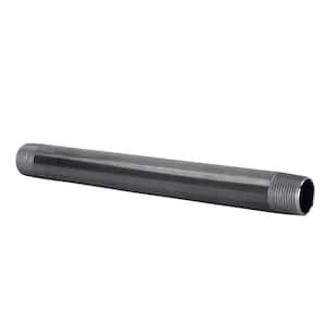 2 in. x 10 in. Black Steel Pipe Nipple