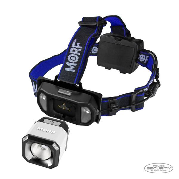 POLICE SECURITY 650 Lumens Battery Power 3-in-1 Headlamp L650 Removable Flashlight to Lantern Lighting System