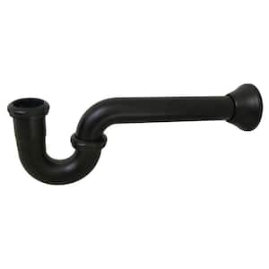 Vintage 1-1/2 in. Brass P- Trap in Oil Rubbed Bronze