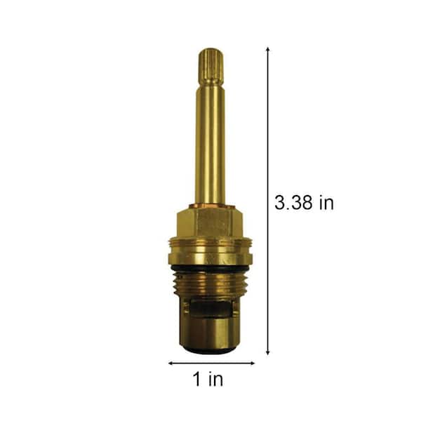 3 3/8 in. 20 pt Broach Hot Side Stem for Dornbracht Replaces 7402 RH
