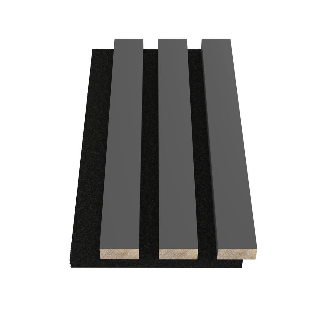 Sample 10 in. x 6 in. x 0.8 in. Acoustic Vinyl Wall Cladding Siding Board in Dark Gray Color price history on PriceWatchPro