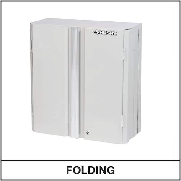 Husky 64 in. W x 72 in. H x 18 in. D HUSKY Folding 22-Gauge Steel