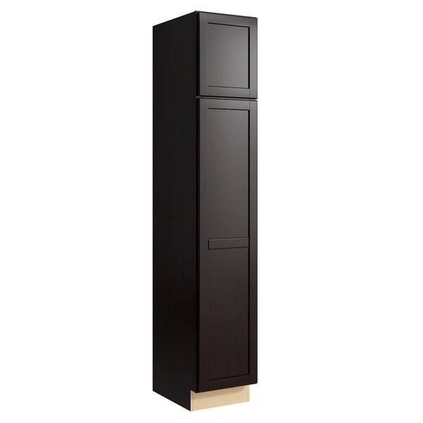 Cardell Pallini 15 in. W x 84 in. H Linen Cabinet in Coffee