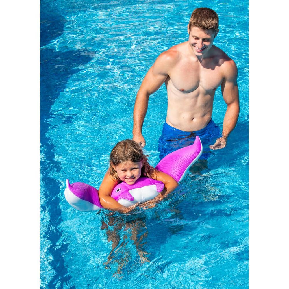 Purple Stingray Pool Float with Polypropylene Pellets