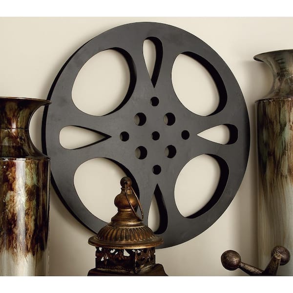 Metal Vintage 16mm Movie Reel 12 1/4 7 9 1/4 Great for home decor