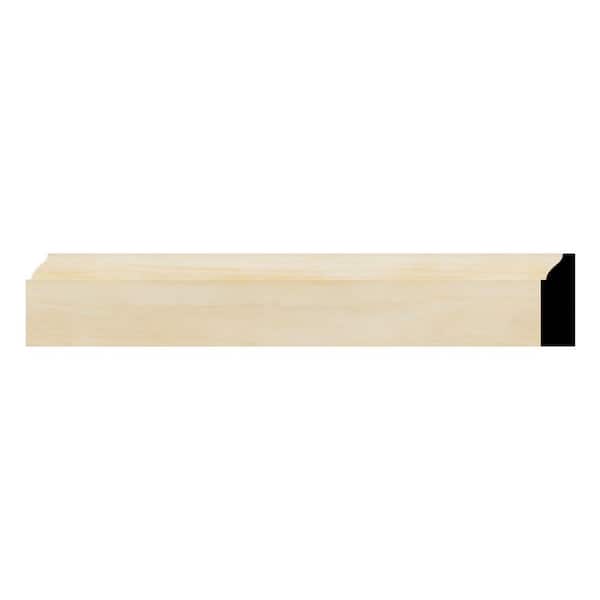 Ekena Millwork WM947 0.38 in. D x 1.25 in. W x 96 in. L Wood (Pine) Colonial Casing Moulding
