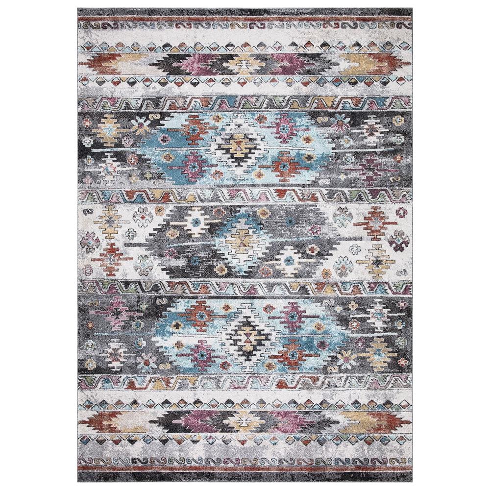 Vintage Collection Boulder Multi 8 ft. x 11 ft. Tribal Area Rug price history on PriceWatchPro