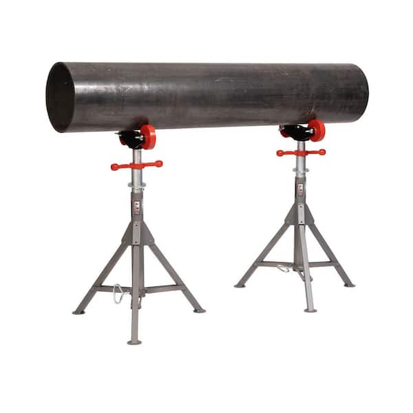 Jet Folding Pipe Jack Stand w/ Steel Rollers JPJ-FLD-SR - The Home