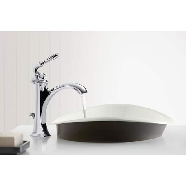 Vibrant Brushed KOHLER K-193-4-BN Devonshire Single-Handle Bathroom Sink Faucet 