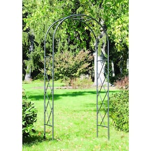 Details about   Gardman R355 Charleston 7 Foot Outdoor Yard Garden Metal Trellis Arch Black 