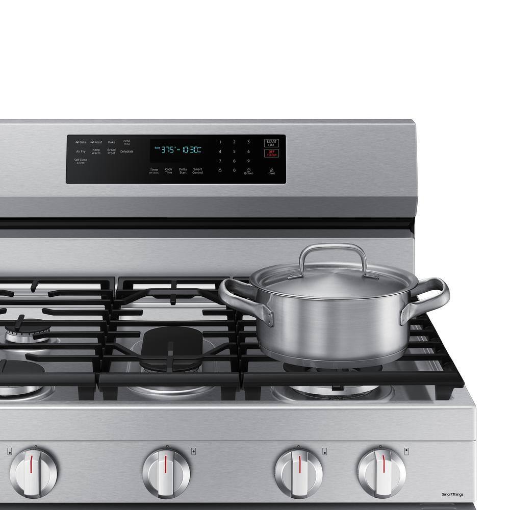 Samsung 6.0 Cu. Ft. Stainless Steel Smart Gas Range with Convection