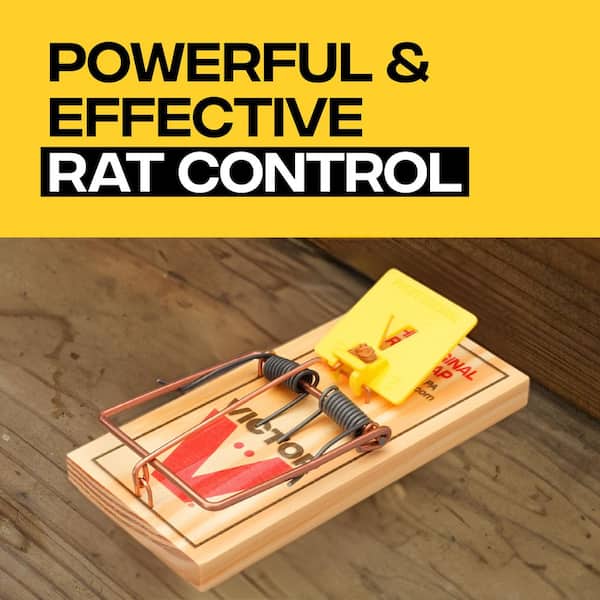 Victor Plastic Wide Pedal Rat Snap Trap M205 - The Home Depot