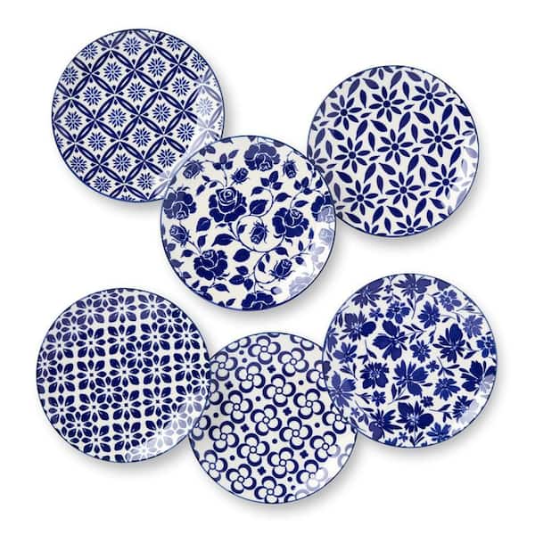 Certified International Madison Multi-Colored Canape Accent Plate (Set of 6)