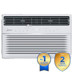 MIDEAS 12,000 BTU SmartCool Window Air Conditioner for Rooms up to 550 Sq. Ft. with Remote