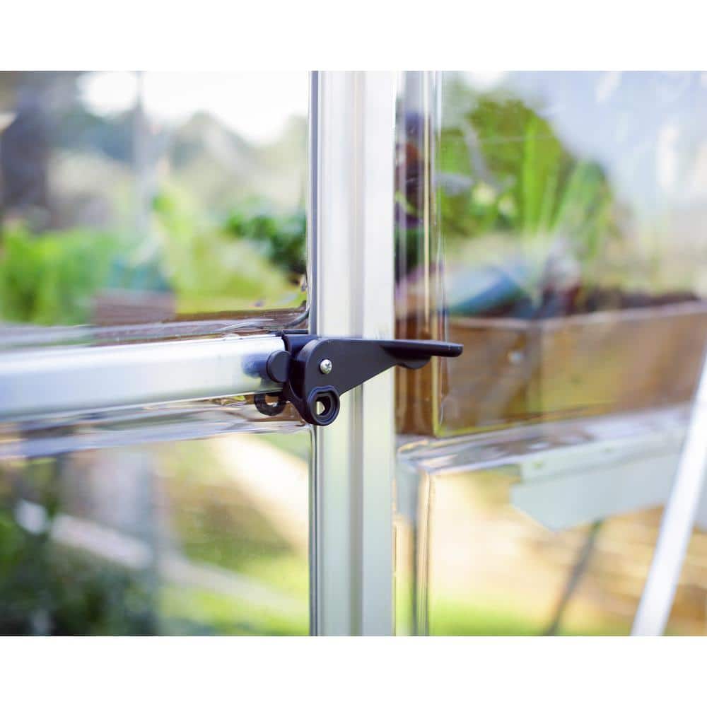 Harmony 6' x 14' Silver Aluminum Walk-In Greenhouse