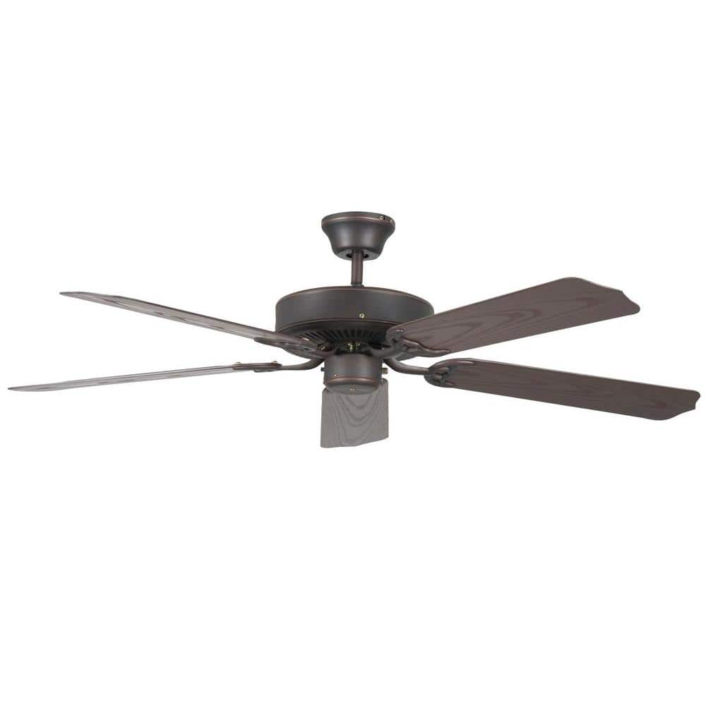 Concord Fans Porch Series 52 In Indoor Outdoor Oil Rubbed Bronze Ceiling Fan 52por5orb The Home Depot