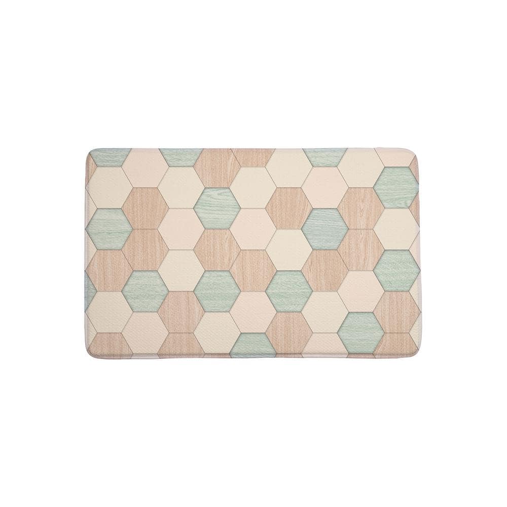 EverGrace Prisma Rectangle Kitchen Mat 22in.x 35in. EG1037612 The