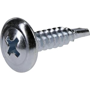 3/8 Length Steel Self-Drilling Screw Pack of 100 #6-20 Thread Size #2 Drill Point Zinc Plated Finish Phillips Drive Modified Truss Head