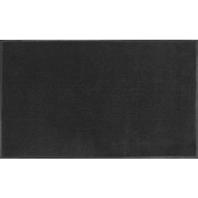 Apache Mills Brush & Clean™ Entrance Mat 3/8 Thick 4' x 8' Charcoal Gray