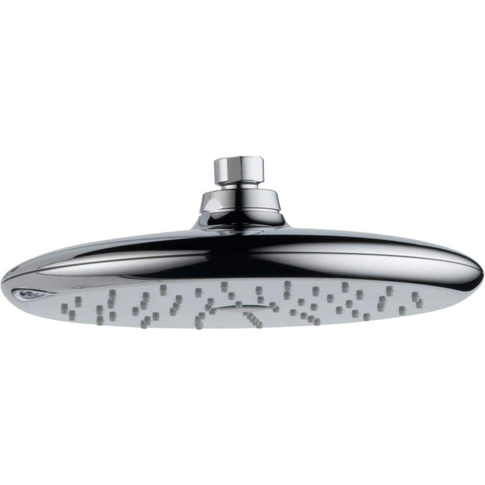 Chrome Multi-Head Rain Shower with Touch-Clean Spray