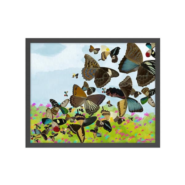 Nature Landscapes Framed Graphic Print Animal Art Print 42 in. x 34 in.