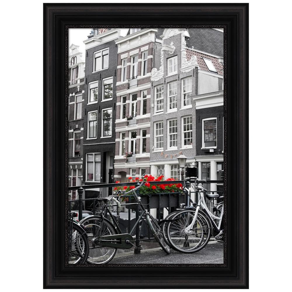 Parlor Black Ornate Scalloped Wall Picture Frame