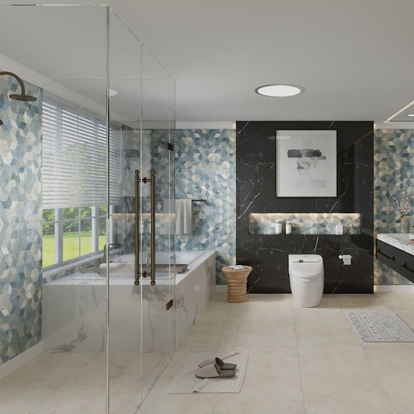 Pictura Faber Aquileia 23-1/2 in. x 47 in. Porcelain Floor and Wall Tile (23.1 sq. ft./Case)