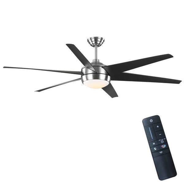 Home Decorators Collection 51565 Windward 44" LED Brushed Nickel Ceiling Fan for sale online 
