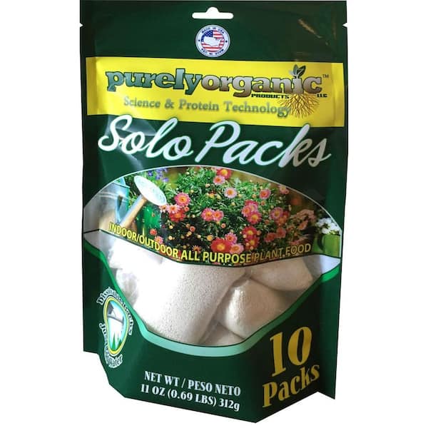Purely Organic Products 0.69 lb. Organic Indoor/Outdoor Water Soluble Plant Food Solo Packs