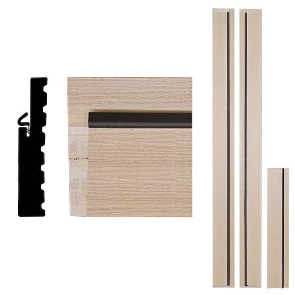 FrontLine 1-1/4 in. x 6-9/16 in. x 83 in. Primed Woodgrain Composite Door Frame Kit