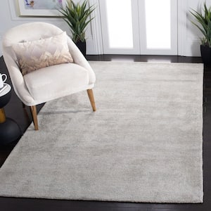 Himalaya Grey 3 ft. x 5 ft. Solid Color Area Rug