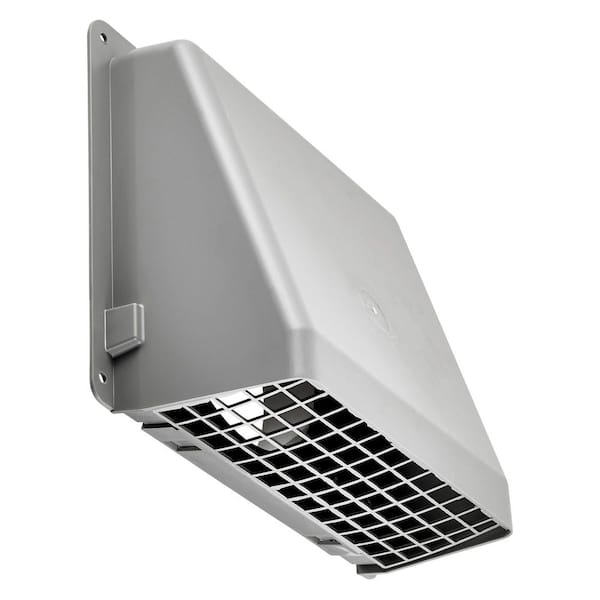 8 in. Gray Plastic Wall Cap