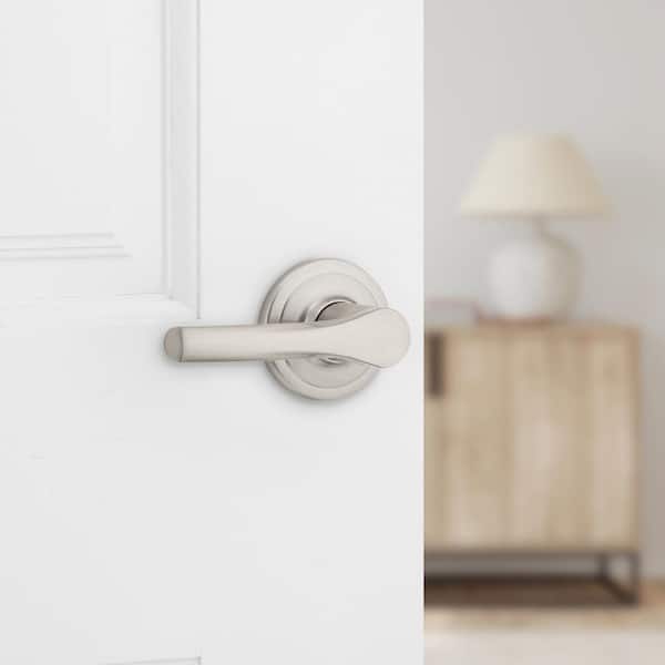 Henley Satin Nickel Hall/Closet Door Handle