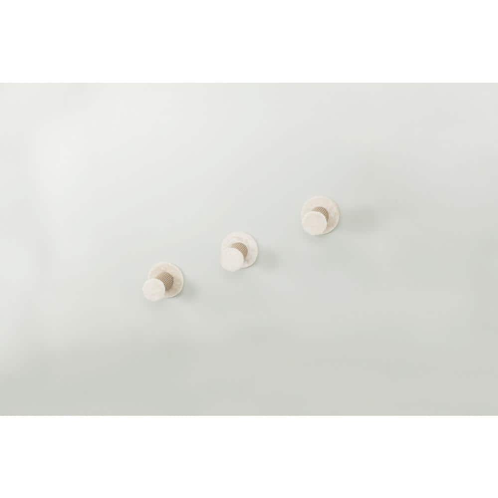 Light Gray and Brown Sisal Wall Mount Cat Climbing Steps