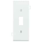 White 1-Gang Toggle Wall Plate (1-Pack)