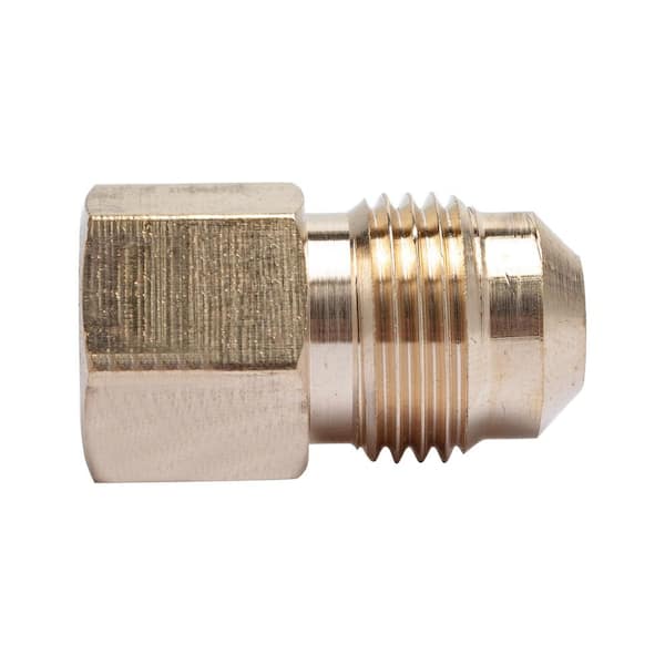 LTWFITTING 3/8 in. OD Flare x 1/8 in. FIP Brass Adapter Fitting (5-Pack)