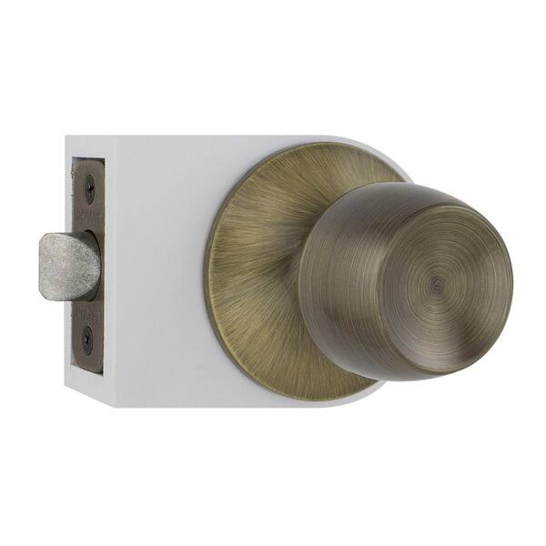 Brandywine Antique Brass Hall Closet Value Door Knob 4 Pack 32t80bd4 The Home Depot