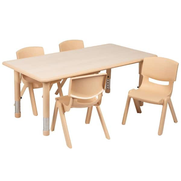 Carnegy Avenue 23.75 in. Natural Kids Table